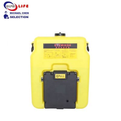 Portable wall mounted eye wash station safety 16 gallon