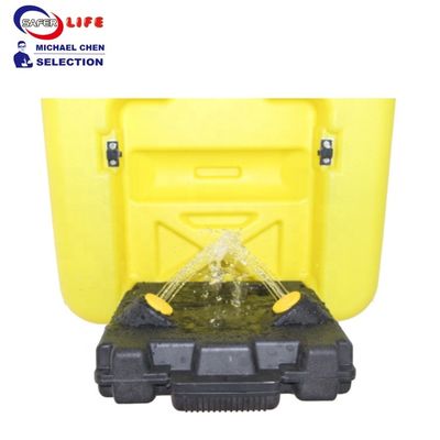 Portable wall mounted eye wash station safety 16 gallon