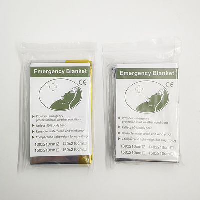 Outdoor Survival Reflective Life Blanket Emergency Rescue  Gold Silver Cold Insulation  First Aid Blanket