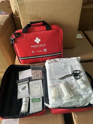 Handheld Shoulder Strap Disposable Medical Emergency Birth Kit,Emergency Birth Kit,already accommodated 19 medical Accessories & Birth delivery Kit