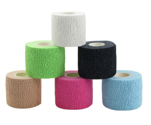 Tear Eab Sports Tape Elastic Cohesive Bandage Able Stretch Sport Reduce Pain 7.5cmx4.5m