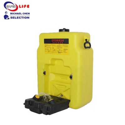 Portable wall mounted eye wash station safety 16 gallon
