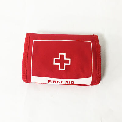 SL-048  Red  First Aid Kit with Key Chain Design Nylon Mini First Aid Kit