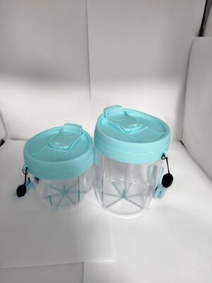 Small Pill Dispenser,with 7 Large Compartments,Portable Pill Bottle Organizer with Wide Opening