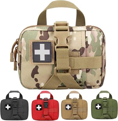 Tactical Medicine Large Capacity IFAK Bag Removable Quick Release Bag Patch Molle First Aid Kit