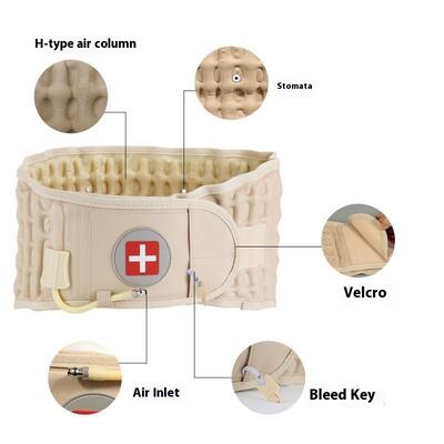 Universal Sports Support Waist Brace Belt Flexible Polyester Cotton Breathable Tractor Widened Inflatable Air Column